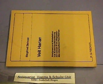 Veit Harlan: Analysen und Materialien zur Auseinandersetzung mit einem Film-Regisseur des deutschen Faschismus (German Edition)