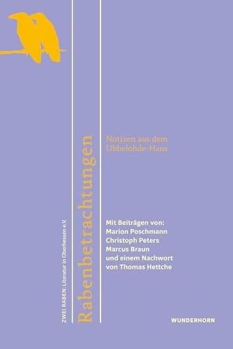Rabenbetrachtungen Notizen aus dem Ubbelohde-Haus