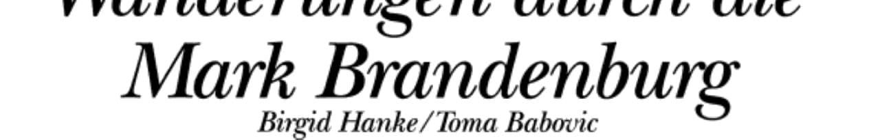 Wanderungen durch die Mark Brandenburg