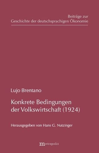 Konkrete Bedingungen der Volkswirtschaft (1924)