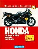 Honda CBR 600 F1 und 1000 F. - Modelle: CBR 600 F1, 598 ccm, 1987 bis 1991; CBR 1000 F, 998 ccm, ab 1987. 4 Zylinder 1987 bis 1996.