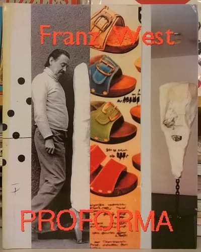 Franz West Proforma : [Ausstellung] Museum Moderner Kunst Stiftung Ludwig Wien, 20er Haus, 16.3.-19.5.1996 · Kunsthalle Basel, 9.6.-25.8.1996 · Kröller-Müller Museum Otterloo, 5.10.1996-20.1.1997 · Národní galerie v Praze, Sbírka moderního umění, Veletržní palác, 1997 · Muzeum Sztuki w Lodzi