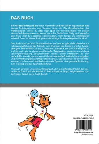 Ich trainiere Handball