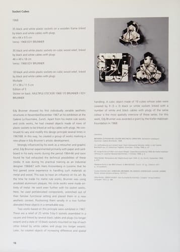 Edy Brunner Konzeptualist, Künstler, Fotograf, Designer