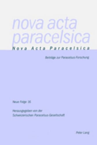 Nova ACTA Paracelsica