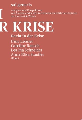 Recht in der Krise – APARIUZ XXIII