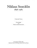 Niklaus Stoecklin, 1896-1982