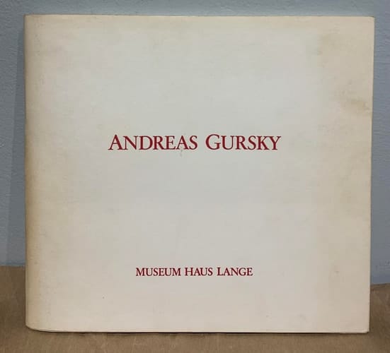 Andreas Gursky Museum Haus Lange, 5.11 bis 17.12.1989