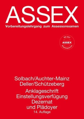 Anklageschrift, Einstellungsverfügung, Dezernat und Plädoyer