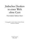 Jüdisches Denken in einer Welt ohne Gott: Festschrift für Stéphane Mosès