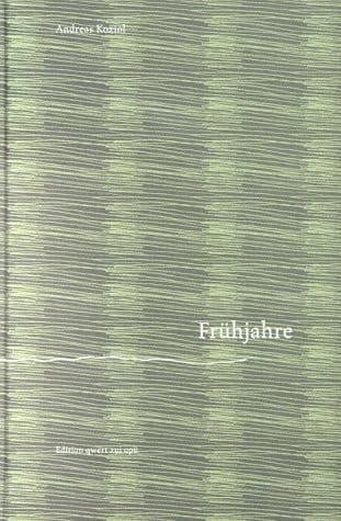 Frühjahre: Eine Verserzählung (Edition qwert zui opü) (German Edition)