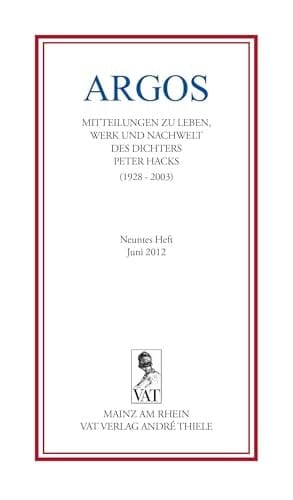 ARGOS. Neuntes Heft