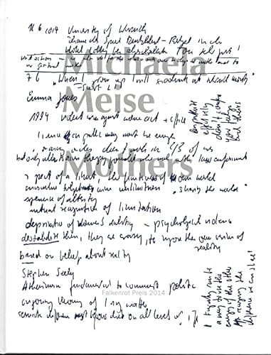 Michaela Meise - mothers Falkenrot Preis 2014 ; [... anlässlich der Ausstellung und Preisverleihung zum "Falkenrot Preis 2014" im Künstlerhaus Bethanien Berlin (19. November - 14. Dezember 2014)]