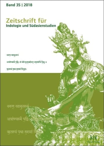 Zeitschrift Für Indologie und Südasienstudien, Band 35 (2018).