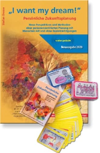 Paket "Persönliche Zukunftsplanung Kartenset" plus "I want my dream Ringbuch" Kombination aus dem Ringbuch "I want my dream" (ISBN 978-3-945959-43-5) und dem Kartenset "Persönliche Zukunftsplanung" (ISBN 978-3-940865-71-7)