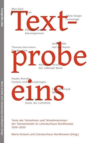 Textprobe eins Texte der Teilnehmer und Teilnehmerinnen der Textwerkstatt im Literaturhaus Nordhessen 2019-2020