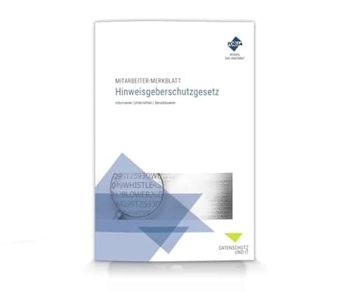 Mitarbeiter-Merkblatt Hinweisgeberschutzgesetz Informieren | Unterrichten | Sensibilisieren