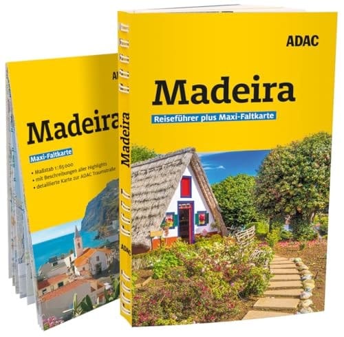 ADAC Reiseführer plus Madeira und Porto Santo Mit Maxi-Faltkarte und praktischer Spiralbindung