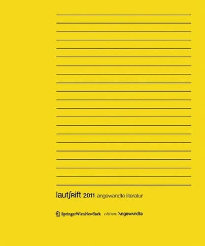 Lautschrift 2011 Angewandte Literatur
