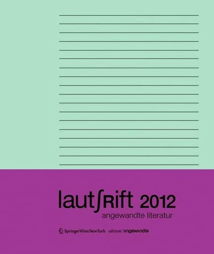 Lautschrift 2012 Angewandte Literatur