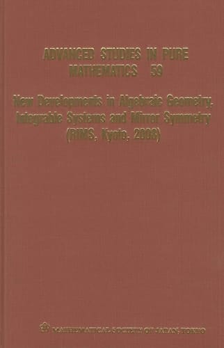 New Developments in Algebraic Geometry,Integrable Systems and Mirror Symmetry(RIMS,Kyoto,2008)