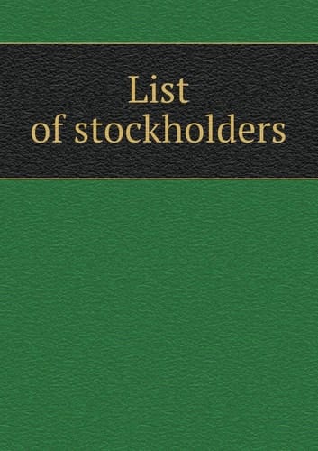 List of stockholders