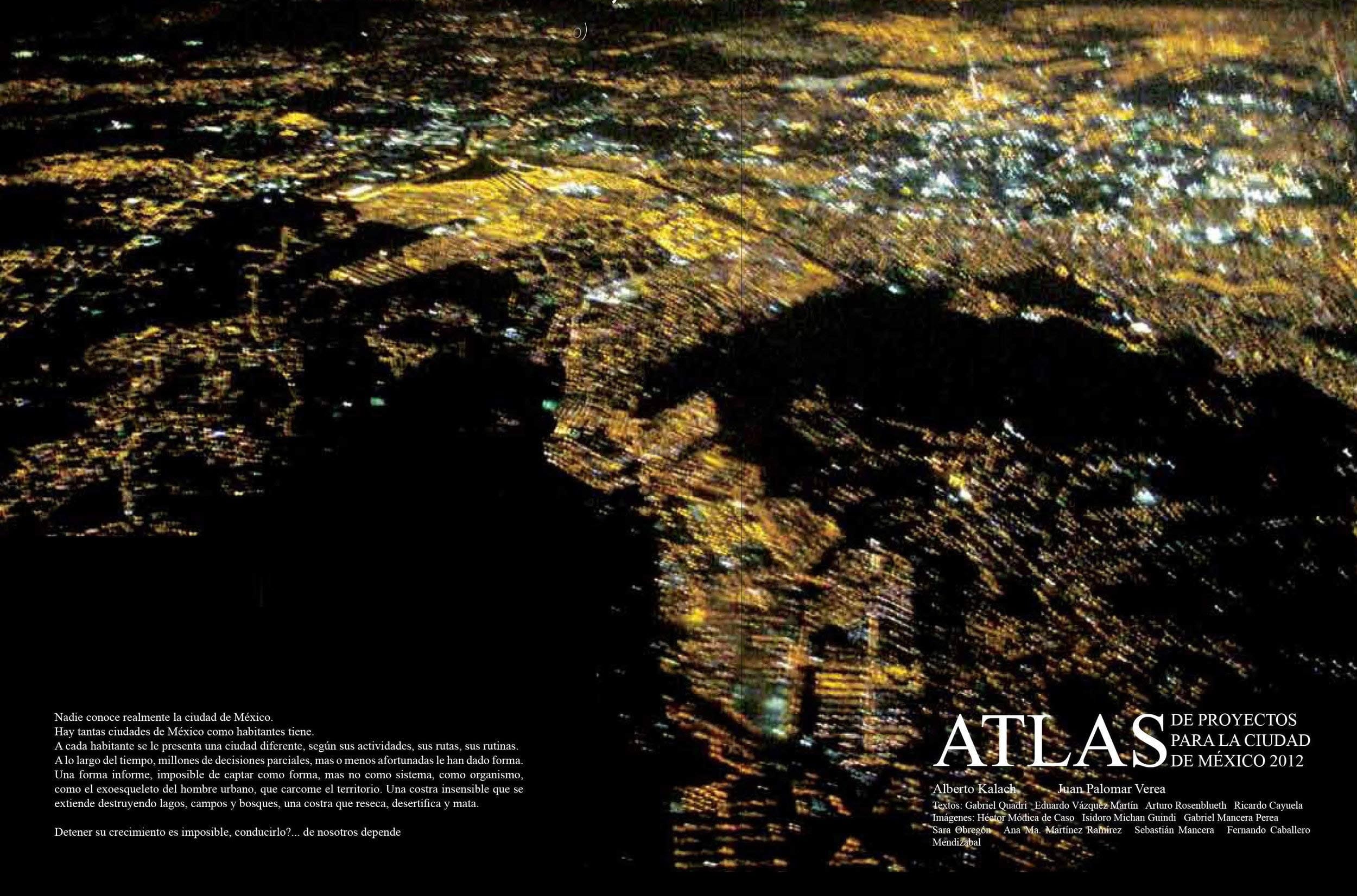 Atlas de proyectos para la ciudad de México 2012