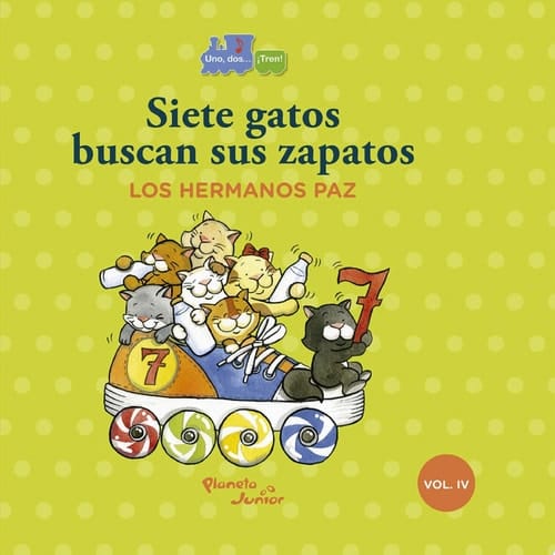 Siete gatos buscan sus zapatos/ocho tigres comen bizcocho