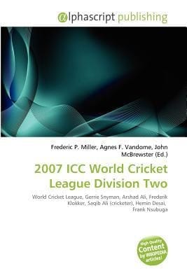 2007 Icc World Cricket League Division