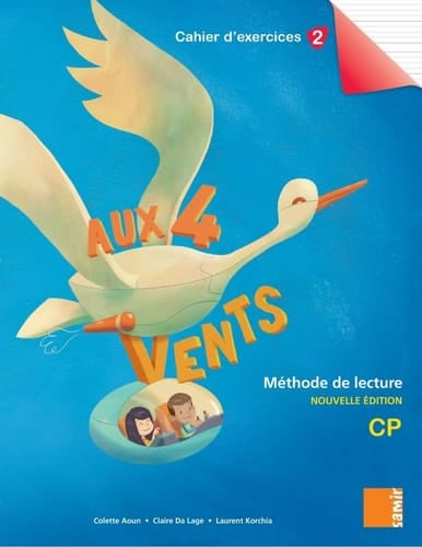 Méthode de lecture CP Aux 4 vents Cahier d'exercice 2