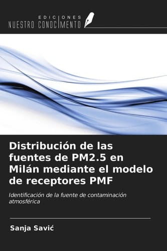 Distribución de las fuentes de PM2.5 en Milán mediante el modelo de receptores PMF