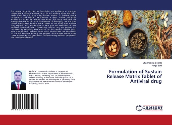 Formulation of Sustain Release Matrix Tablet of Antiviral drug