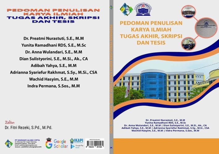 Pedoman Penulisan Karya Ilmiah Tugas Akhir, Skripsi, Dan Tesis