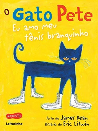 O gato Pete: eu amo meu tênis branquinho