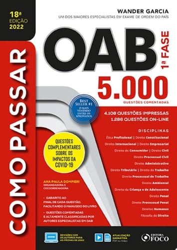 Como passar na OAB 5.000 questões comentadas