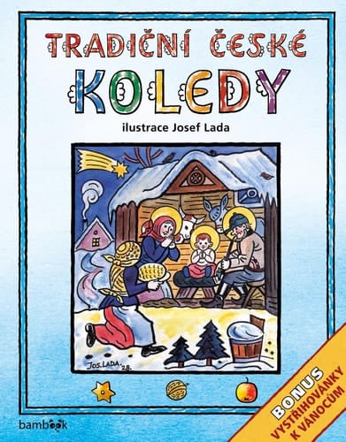 Tradiční české koledy - Bonus - vystřihovánky k Vánocům