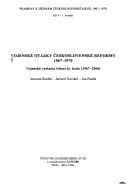 Vojenské otázky československé reformy 1967 - 1970. 2. Srpen 1968 - květen 1971