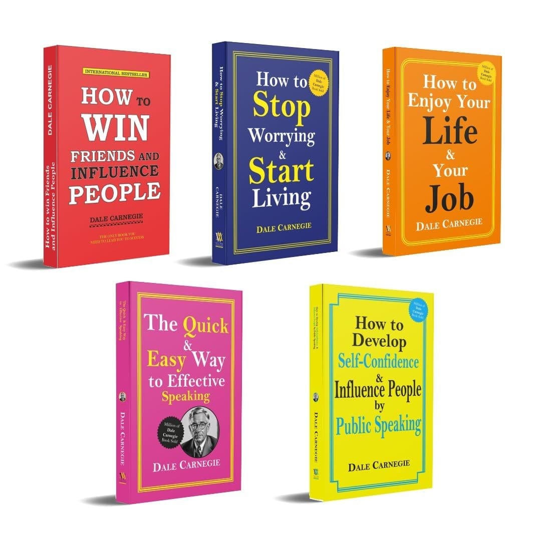 The Best of Dale Carnegie (Set of 5 Books) : How to Win Friends and Influence People along, How to Develop Self-Confidence and Influence People by Public Speaking