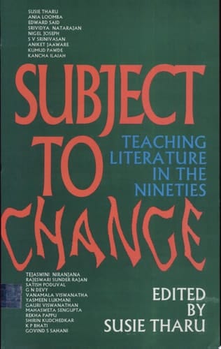 Subject to Change Teaching Literature in the Nineties