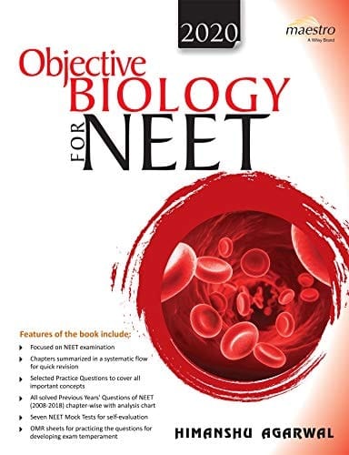WILEY'S OBJECTIVE BIOLOGY FOR NEET, 2020 EDITION [Paperback]