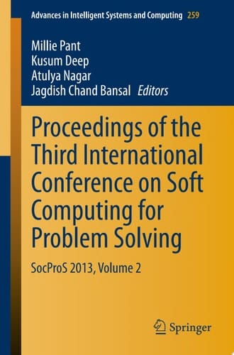Proceedings of the Third International Conference on Soft Computing for Problem Solving