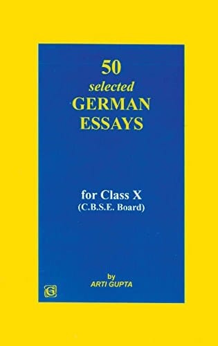 German Essays for Class X - CBSE Board