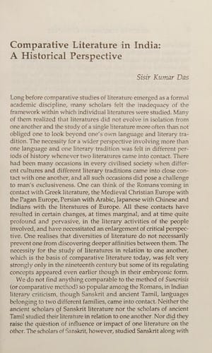 Aspects of Comparative Literature: Current Approaches