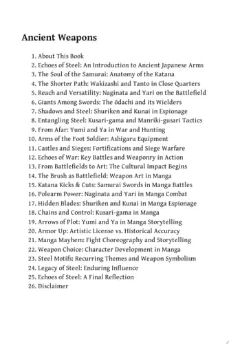 Ancient Weapons