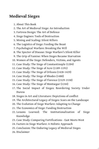 Medieval Sieges