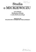 Studia o Mickiewiczu (Acta Universitatis Wratislaviensis) (Polish Edition)