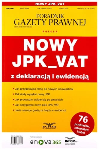 Nowy JPK_VAT z deklaracją i ewidencją