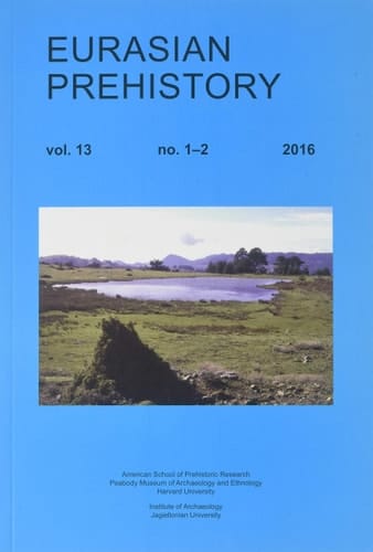 Eurasian Prehistory Volume 13 A Journal for Primary Data
