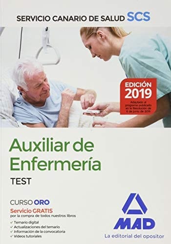Auxiliar de Enfermería del Servicio Canario de Salud. Test (Spanish Edition)