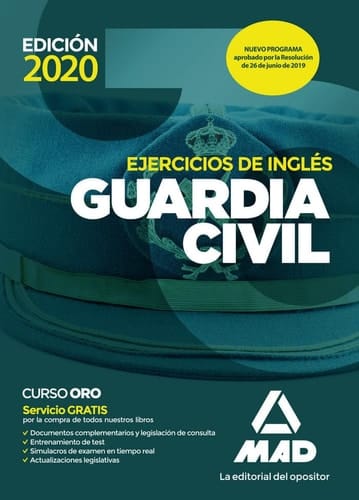 Guardia Civil. Ejercicios de inglés (Spanish Edition)